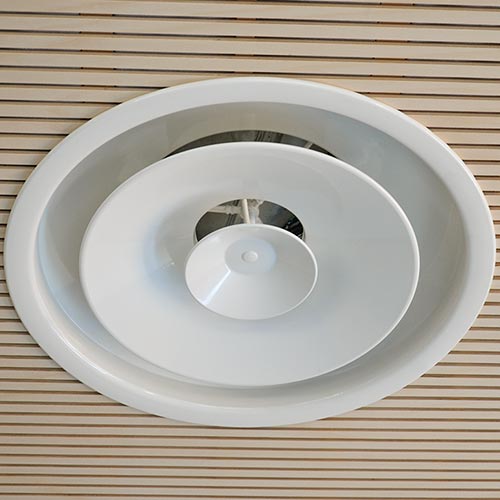 Bouche d'aération encastrée